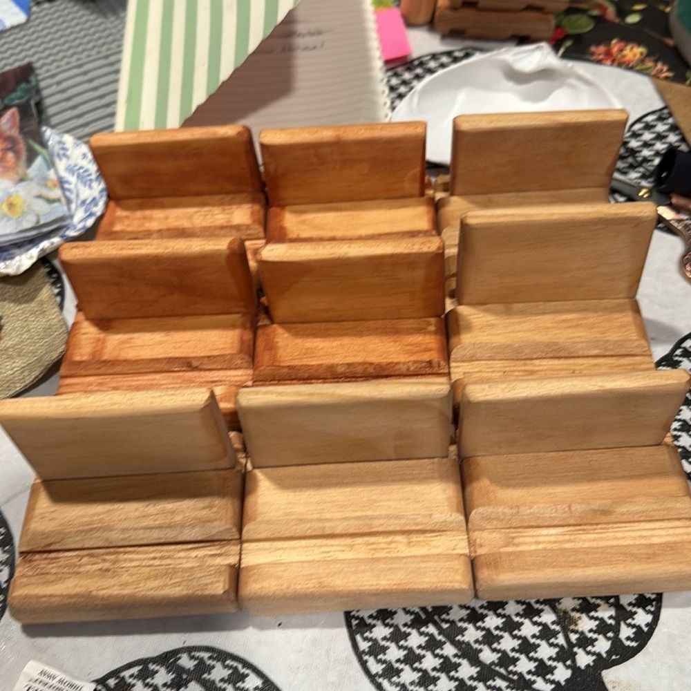 Wood display for ornaments